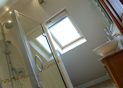 Loft conversion bathroom